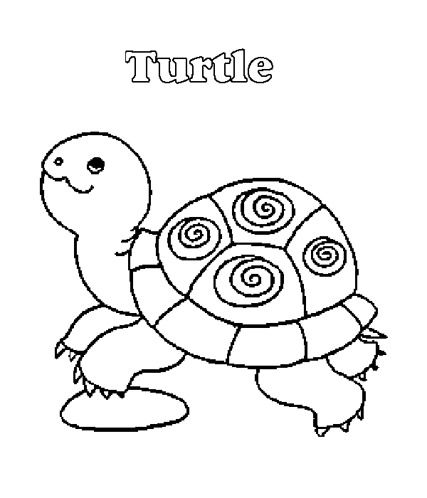 yertle the turtle coloring pages - photo #33